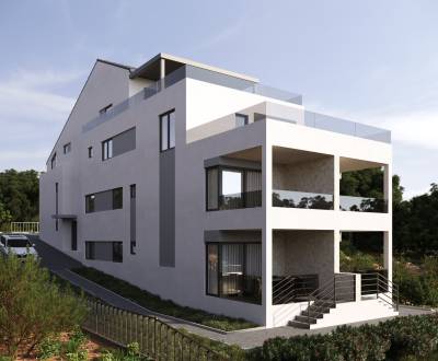 Új épület PAG/MANDRE - Az Ön új apartmanja a szlovák tenger mellett, tengerre né, Mandre