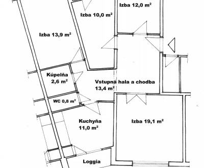 Eladó 4 szobás lakás, 4 szobás lakás, Strečnianska, Bratislava - Petrž