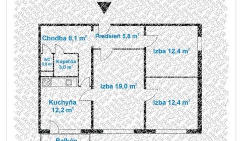 Eladó 3 szobás lakás, 3 szobás lakás, Rezedová, Bratislava - Ružinov, 