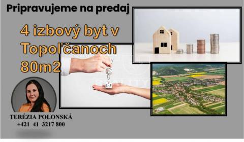 Eladó 4 szobás lakás, Topoľčany, Szlovákia