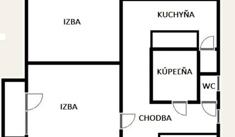 Eladó 2 szobás lakás, 2 szobás lakás, Zvolen, Szlovákia