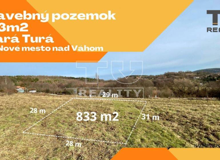 Stará Turá Építési telek eladó reality Nové Mesto nad Váhom