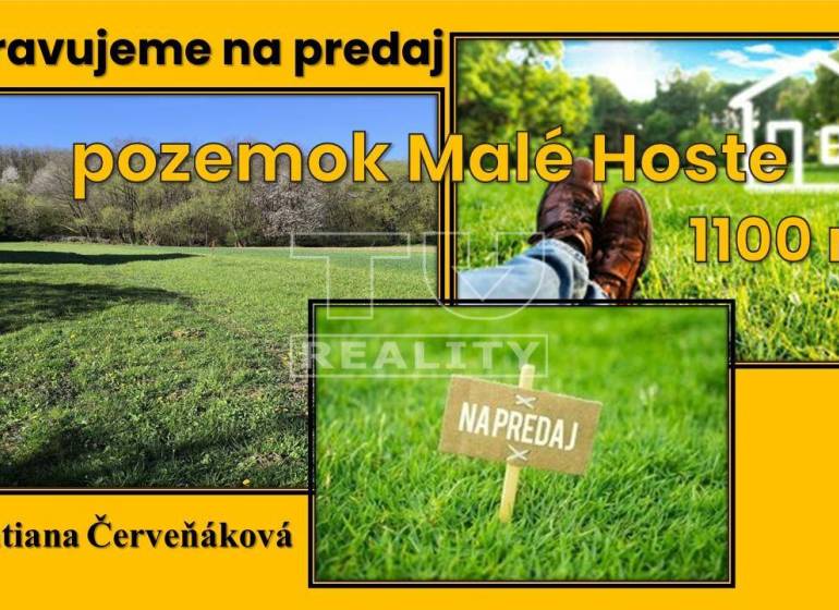 Malé Hoste Építési telek eladó reality Bánovce nad Bebravou