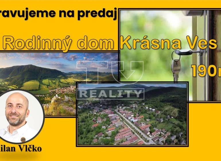 Krásna Ves Családi ház eladó reality Bánovce nad Bebravou