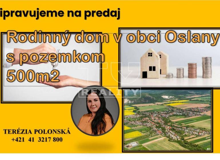 Oslany Családi ház eladó reality Prievidza