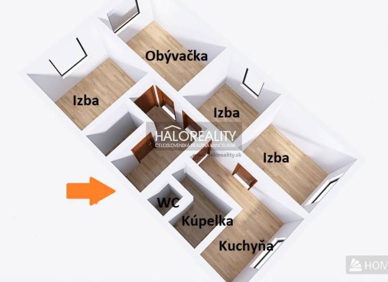 Piešťany 4 szobás lakás eladó reality Piešťany