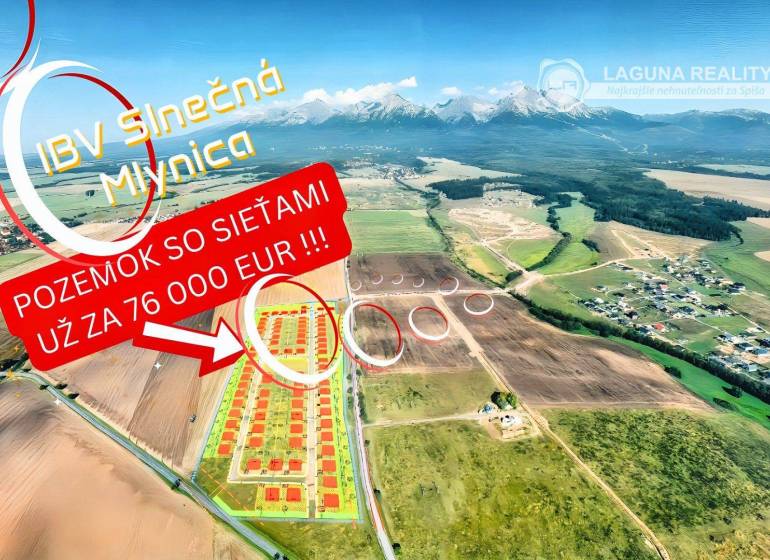 Poprad Építési telek eladó reality Poprad