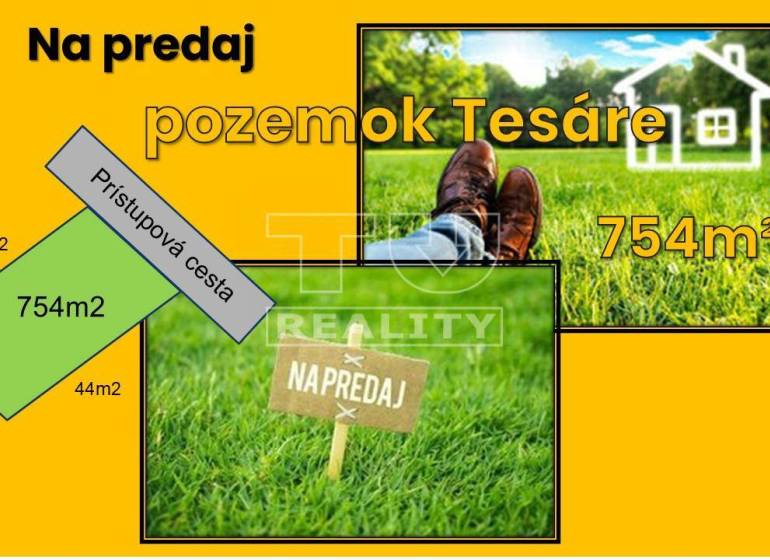 Tesáre Építési telek eladó reality Topoľčany