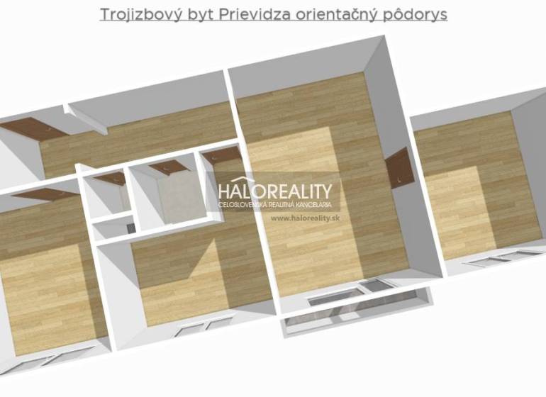 Prievidza 3 szobás lakás eladó reality Prievidza