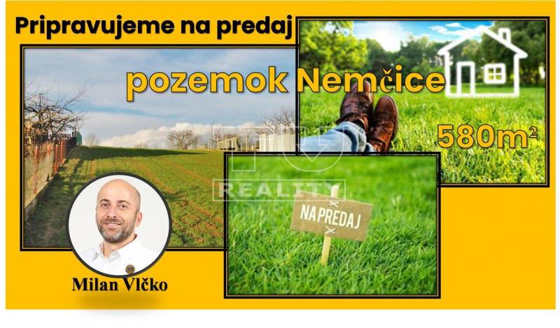 Nemčice Építési telek eladó reality Topoľčany