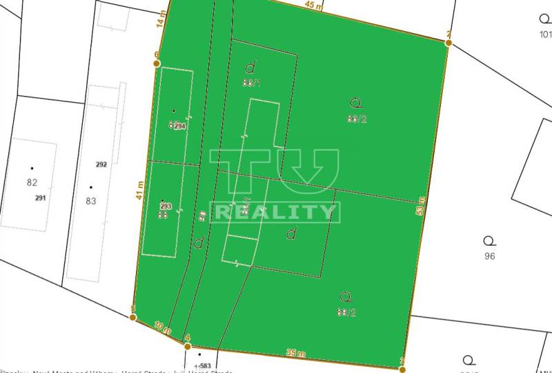 Nové Mesto nad Váhom Építési telek eladó reality Nové Mesto nad Váhom