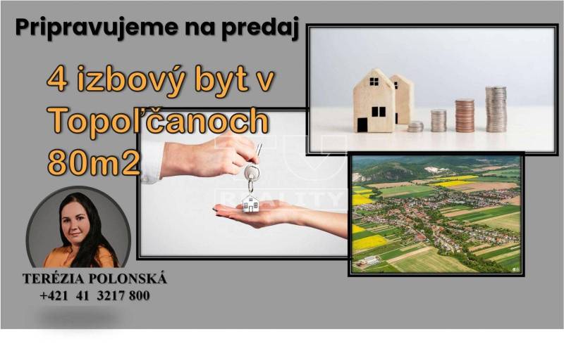 Topoľčany 4 szobás lakás eladó reality Topoľčany