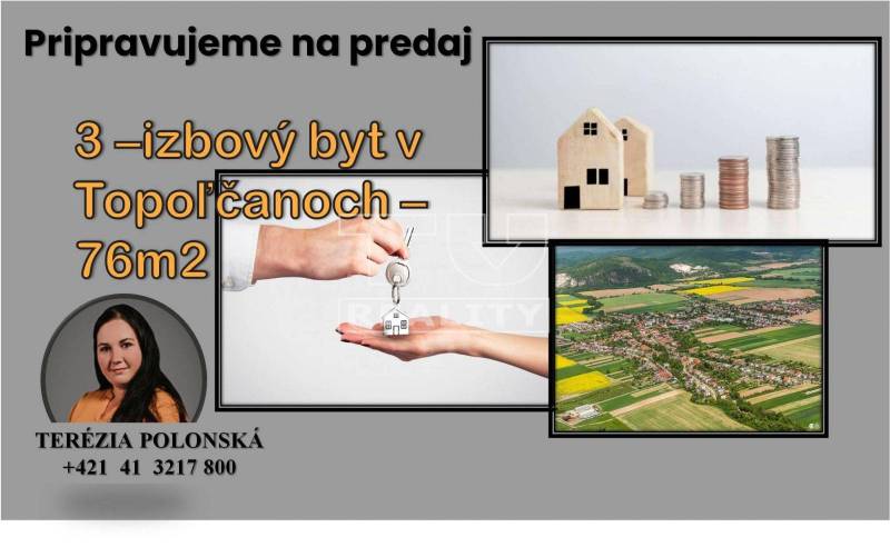 Topoľčany 4 szobás lakás eladó reality Topoľčany