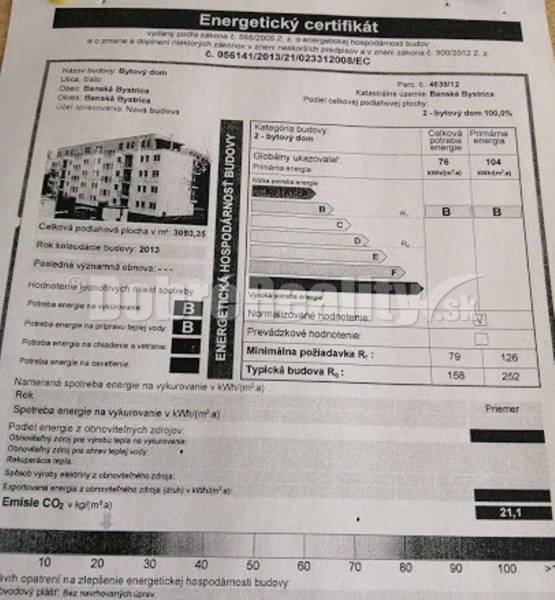 Banská Bystrica 3 szobás lakás eladó reality Banská Bystrica