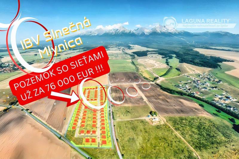 Poprad Építési telek eladó reality Poprad