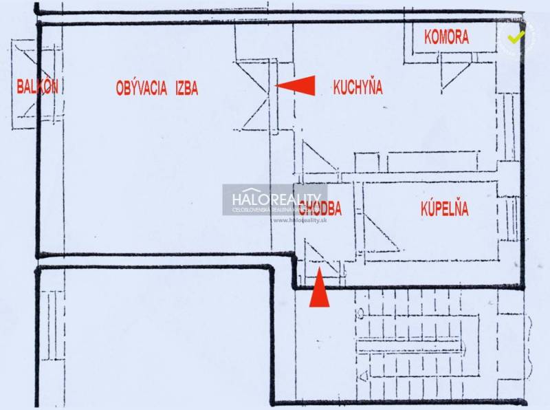 Valaská 1 szobás lakás eladó reality Brezno