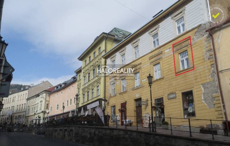 Banská Štiavnica 1 szobás lakás eladó reality Banská Štiavnica