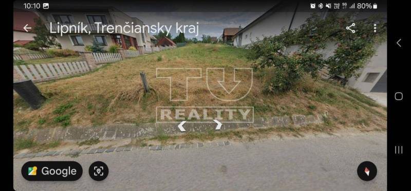 Lipník Építési telek eladó reality Prievidza