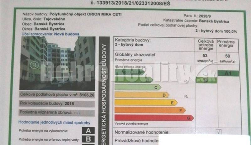 Banská Bystrica 3 szobás lakás kiadó reality Banská Bystrica