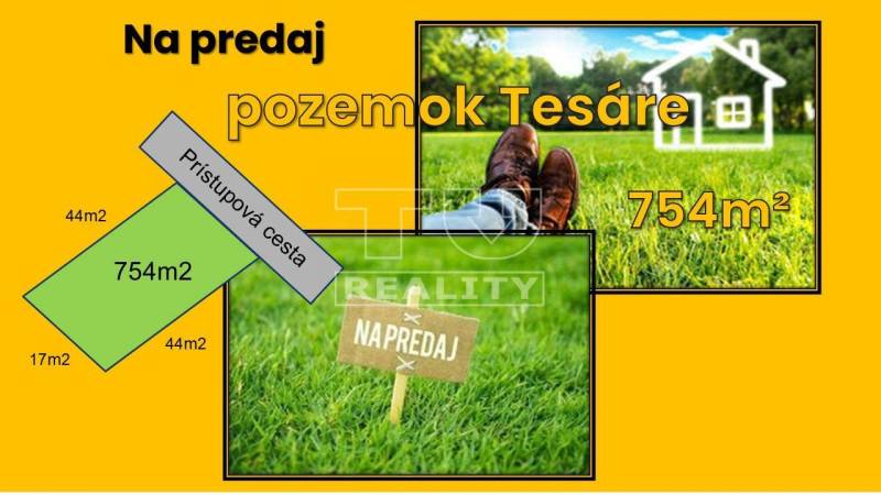 Tesáre Építési telek eladó reality Topoľčany