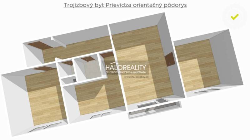 Prievidza 3 szobás lakás eladó reality Prievidza